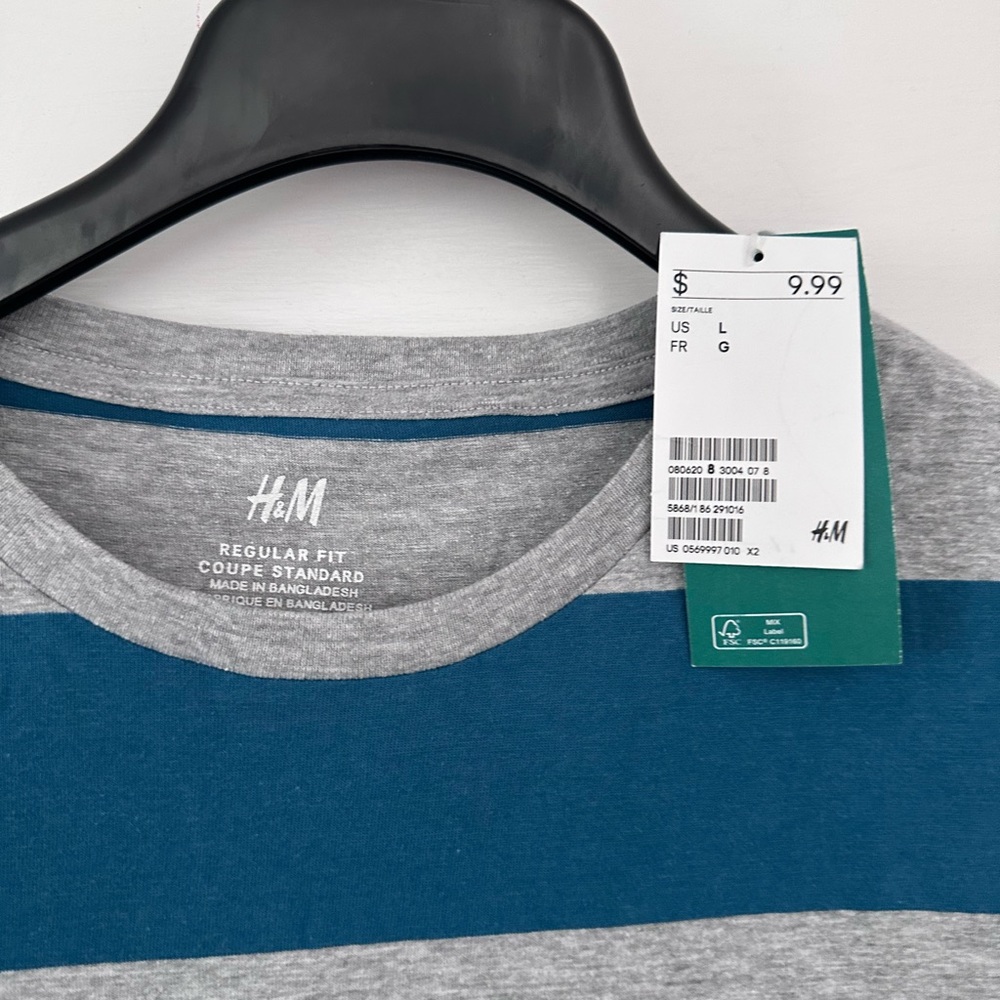 55-H&M cotton T Shirt - Picture 4 of 6